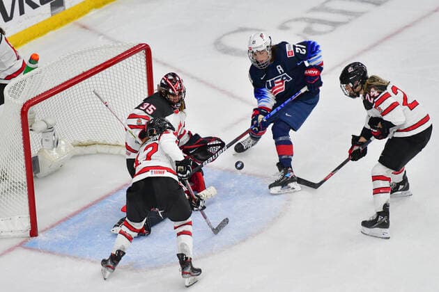 Ice hockey, Womens World Championship, Canada - USA