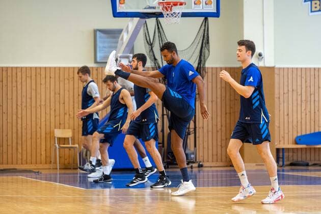 Basketball Berlin 26 08 2021 1 Bundesliga BBL Euroleague Season 2021 2022 Training Johannes Thiemann Alba Berlin, No 32 mi