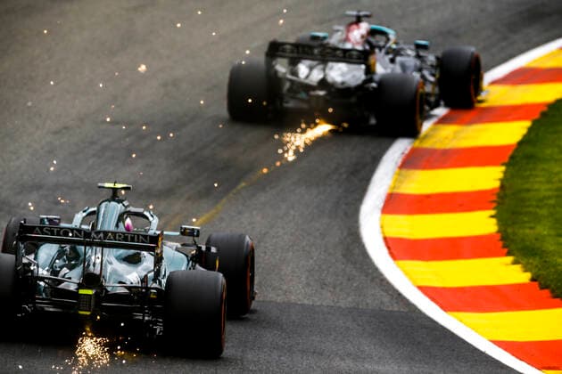 5 Sebastian Vettel GER, Aston Martin Cognizant F1 Team , F1 Grand Prix of Belgium at Circuit de Spa Francorchamps on August 27, 2021 in Spa Francorchamps, Belgium Photo by HOCH ZWEI Spa Francorchamps Belgium