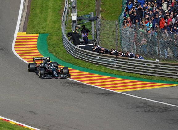 FORMULA 1 ROLEX BELGIAN GRAND PRIX 2021 27 08 2021, Circuit de Spa Francorchamps, Spa Franchorchamps, FORMULA 1 ROLEX BELGIAN GRAND PRIX 2021 , in picture Sebastian Vettel DEU 5 , Aston Martin Cognizant Formula One Team nordphotoxGmbHx xBratic nph00250