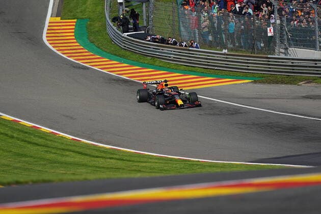 FORMULA 1 ROLEX BELGIAN GRAND PRIX 2021 27.08.2021, Circuit de Spa-Francorchamps, Spa-Franchorchamps, FORMULA 1 ROLEX BELGIAN GRAND PRIX 2021 , im Bild Max Verstappen (NEL 33), Red Bull Racing Honda nordphotoxGmbHx xBratic nph00250