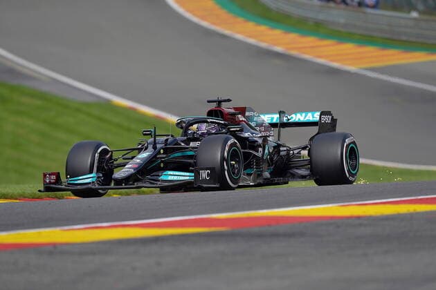 FORMULA 1 ROLEX BELGIAN GRAND PRIX 2021 27.08.2021, Circuit de Spa-Francorchamps, Spa-Franchorchamps, FORMULA 1 ROLEX BELGIAN GRAND PRIX 2021 , im Bild Lewis Hamilton (GBR 44), Mercedes-AMG Petronas Formula One Team nordphotoxGmbHx xBratic nph00250