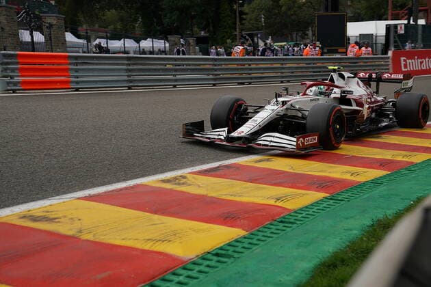 FORMULA 1 ROLEX BELGIAN GRAND PRIX 2021 27 08 2021, Circuit de Spa Francorchamps, Spa Franchorchamps, FORMULA 1 ROLEX BELGIAN GRAND PRIX 2021 , in picture Antonio Giovinazzi ITA 99 , Alfa Romeo Racing ORLEN nordphotoxGmbHx xBratic nph00250