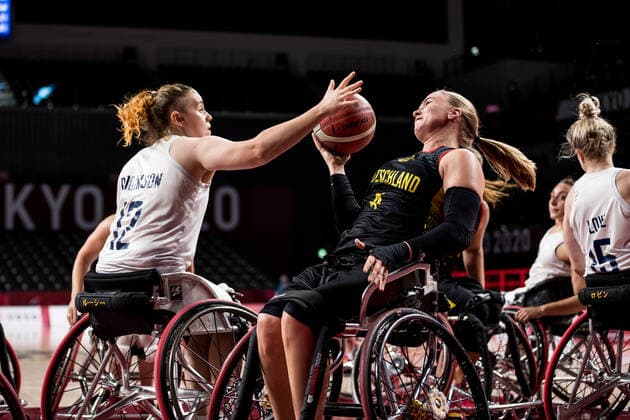 Tokyo 2020 in 2021, womens wheelchair basketball, Great Britain - Germany