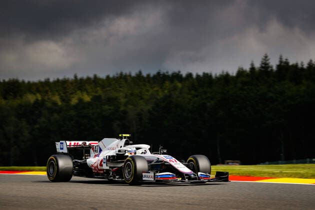 47 SCHUMACHER Mick (ger), Haas F1 Team VF-21 Ferrari, action during the Formula 1 Belgium Grand Prix, 12th round of the 2021 FIA Formula One World Championship, WM, Weltmeisterschaft from August 27 to 29, 2021 on the Circuit de Spa-Francorchamps, in Stavelot, near Liege, Belgium - FORMULE 1 : Grand prix de belgique - 27 08 2021 DPPI PANORAMIC  00121025__V2_1696