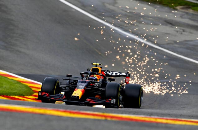11 Sergio Perez MEX, Red Bull Racing , F1 Grand Prix of Belgium at Circuit de Spa Francorchamps on August 27, 2021 in Spa Francorchamps, Belgium Photo by HOCH ZWEI Spa Francorchamps Belgium