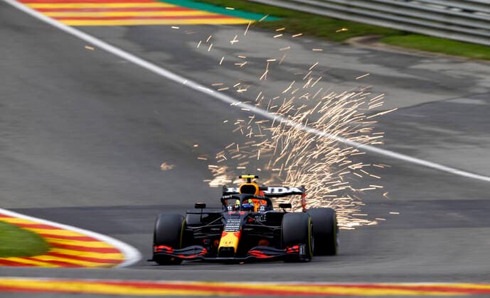 11 Sergio Perez MEX, Red Bull Racing , F1 Grand Prix of Belgium at Circuit de Spa Francorchamps on August 27, 2021 in Spa Francorchamps, Belgium Photo by HOCH ZWEI Spa Francorchamps Belgium