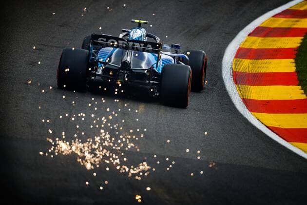 06 LATIFI Nicholas (can), Williams Racing F1 FW43B, action during the Formula 1 Belgium Grand Prix, 12th round of the 2021 FIA Formula One World Championship, WM, Weltmeisterschaft from August 27 to 29, 2021 on the Circuit de Spa-Francorchamps, in Stavelot, near LiÃ‹ge, Belgium - Photo Antonin Vincent DPPI FORMULE 1 : Grand prix de belgique - 27 08 2021 DPPI PANORAMIC  00121025__V2_3167