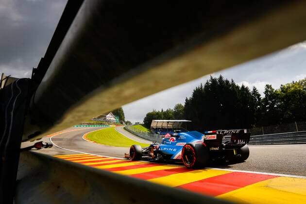31 OCON Esteban (fra), Alpine F1 A521, action during the Formula 1 Belgium Grand Prix, 12th round of the 2021 FIA Formula One World Championship, WM, Weltmeisterschaft from August 27 to 29, 2021 on the Circuit de Spa-Francorchamps, in Stavelot, near LiÃ‹ge, Belgium - Photo Antonin Vincent DPPI FORMULE 1 : Grand prix de belgique - 27 08 2021 DPPI PANORAMIC  00121025__V2_3450