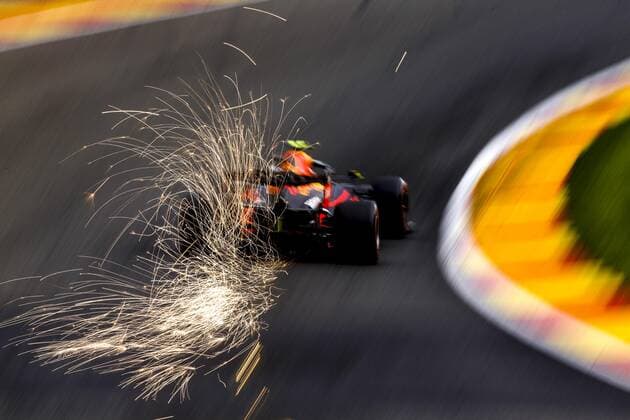 11 PEREZ Sergio (mex), Red Bull Racing Honda RB16B, action during the Formula 1 Belgium Grand Prix, 12th round of the 2021 FIA Formula One World Championship, WM, Weltmeisterschaft from August 27 to 29, 2021 on the Circuit de Spa-Francorchamps, in Stavelot, near LiÃ‹ge, Belgium - Photo DPPI FORMULE 1 : Grand prix de belgique - 27 08 2021 DPPI PANORAMIC  00121025_F12021GP12BEL_JK155419