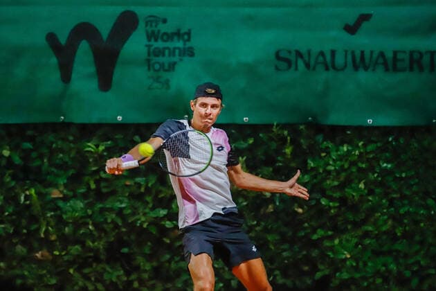 August 27, 2021, Lesa (NO, Italy: Lesa (NO), Italy, Sporting Tennis Lesa, August 27, 2021, Matteo Martineau from France during Lesa Cup 2021 - ITF - Tennis Internationals Tennis Internationals - Lesa Cup 2021 - ITF, lesa (no), Italy - ZUMAl164 20210827_zsa_l164_059 Copyright: xRobertaxCorradinx
