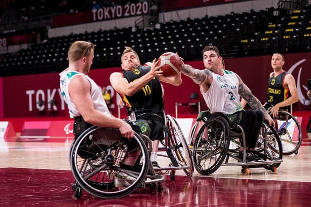 Paralympics Tokyo 2020 in 2021, wheelchair basketball, Germany - Australia
