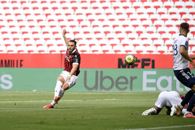 11 AMINE GOUIRI (OGCN) FOOTBALL : Nice vs Bordeaux - Ligue 1 Uber Eats - 28 08 2021 FEP Panoramic 