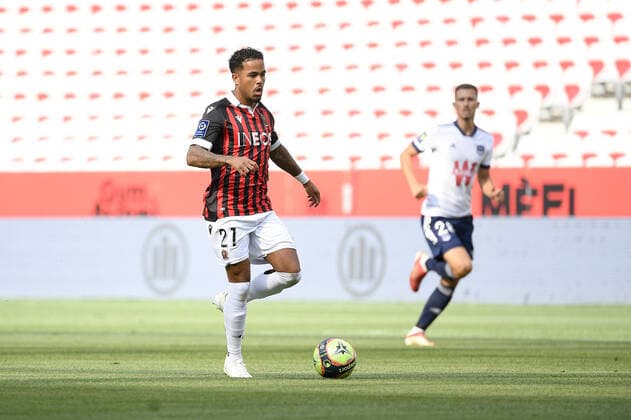21 JUSTIN KLUIVERT (OGCN) FOOTBALL : Nice vs Bordeaux - Ligue 1 Uber Eats - 28 08 2021 FEP Panoramic 