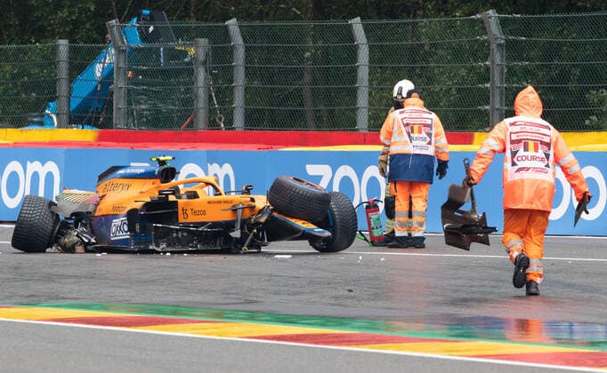Formula 1, Belgian GP, Crash Lando Norris