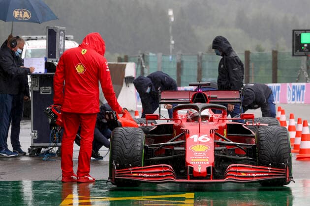 16 Charles Leclerc MON, Scuderia Ferrari Mission Winnow , F1 Grand Prix of Belgium at Circuit de Spa Francorchamps on August 28, 2021 in Spa Francorchamps, Belgium Photo by HOCH ZWEI Spa Francorchamps Belgium