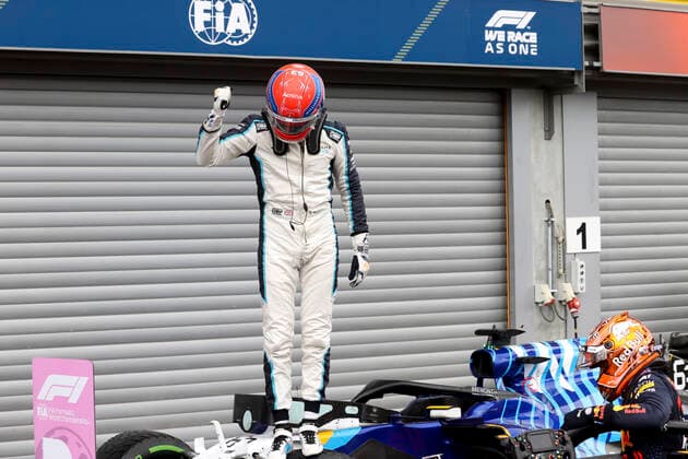 63 George Russell GBR, Williams Racing , F1 Grand Prix of Belgium at Circuit de Spa Francorchamps on August 28, 2021 in Spa Francorchamps, Belgium Photo by HOCH ZWEI Spa Francorchamps Belgium