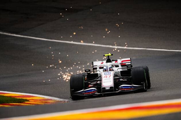 47 SCHUMACHER Mick (ger), Haas F1 Team VF-21 Ferrari, action during the Formula 1 Belgium Grand Prix, 12th round of the 2021 FIA Formula One World Championship, WM, Weltmeisterschaft from August 27 to 29, 2021 on the Circuit de Spa-Francorchamps, in Stavelot, near LiÃ‹ge, Belgium - FORMULE 1 : Grand prix de belgique - 28 08 2021 DPPI PANORAMIC  00121025__V2_4128