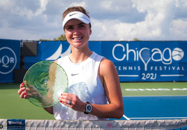 Tennis, WTA Tournament in Chicago, Final, Elina Svitolina defeats Alize Cornet