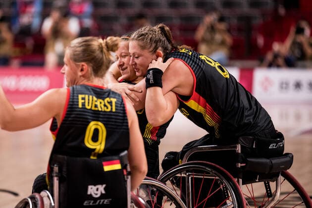 Paralympics Tokyo 2020 in 2021, wheelchair basketball, women, Japan - Germany