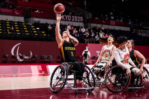 Tokyo 2020 Paralympic Games Wheelchair Basketball , 29 08 2021 TOKYO, JAPAN 29 August Wheelchair Basketball, Japan vs Germany Women, on Day 5 of the Tokyo 2020 Paralympic Games at Ariake Arena on 29 08 2021 in Tokyo Japan Maya Lindholm 11, Germany Copyright: xBEAUTIFULxSPORTS Wunderlx