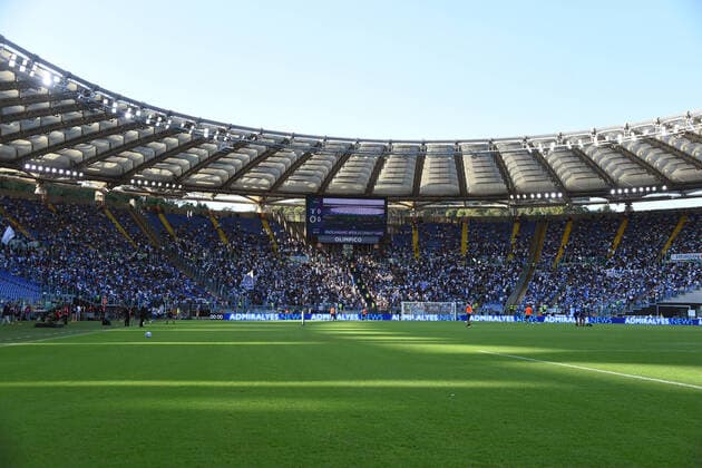 Lazio fans during the Serie A match between SS Lazio v Spezia at Olimpico stadium in Rome, Italy, August 28, 2021.  Copyright: xFotografo01x xIPAx xFotografo01x 0