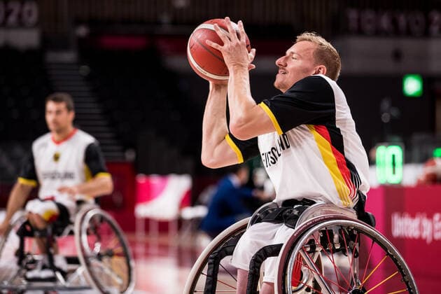 Tokyo 2020 Paralympic Games Wheelchair Basketball , 29 08 2021 TOKYO, JAPAN 29 August Wheelchair Basketball, Germany vs Algeria Men on Day 5 of the Tokyo 2020 Paralympic Games at Ariake Arena on 29 08 2021 in Tokyo Japan Jan Haller 10, Germany Copyright: xBEAUTIFULxSPORTS Wunderlx
