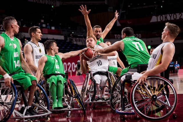 Paralympics Tokyo 2020 in 2021, wheelchair basketball, Germany - Algeria