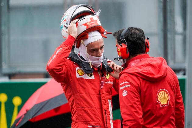 August 29, 2021, Francorchamps, Belgium: CHARLES LECLERC of Monaco and Scuderia Ferrari is seen on the starting grid ahead of the 2021 FIA Formula 1 Belgian Grand Prix at Circuit de Spa-Francorchamps in Francorchamps, Belgium. Francorchamps Belgium - ZUMAg147 20210829_zap_g147_020 Copyright: xJamesxGasperottix