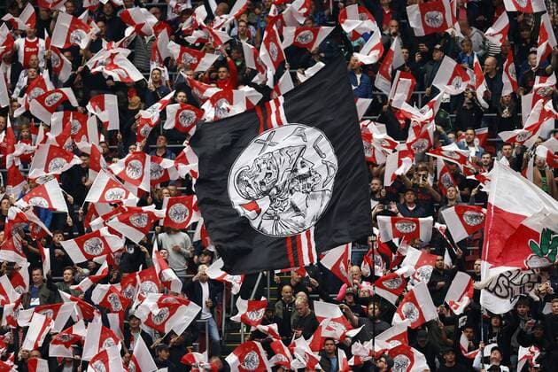 AMSTERDAM Ajax supporters during the Dutch Eredivisie match between Ajax and Vitesse at the Johan Cruijff ArenA on August 29, 2021 in Amsterdam, Netherlands ANP MAURICE VAN STEEN Dutch Eredivisie 2021 2022 xVIxANPxSportx xxANPxIVx 436459638