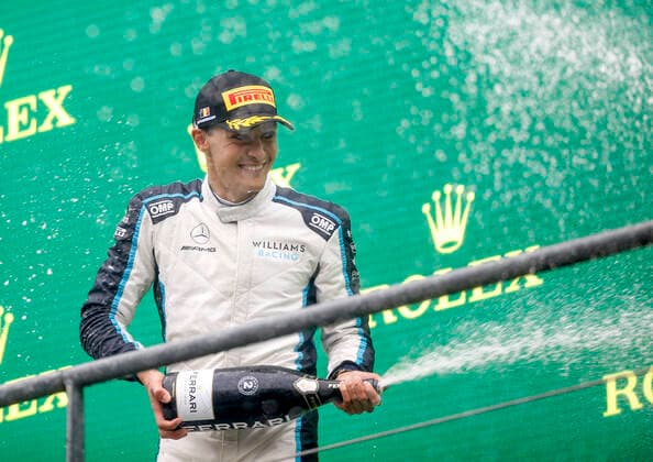 63 George Russell GBR, Williams Racing , F1 Grand Prix of Belgium at Circuit de Spa Francorchamps on August 29, 2021 in Spa Francorchamps, Belgium Photo by HOCH ZWEI Spa Francorchamps Belgium