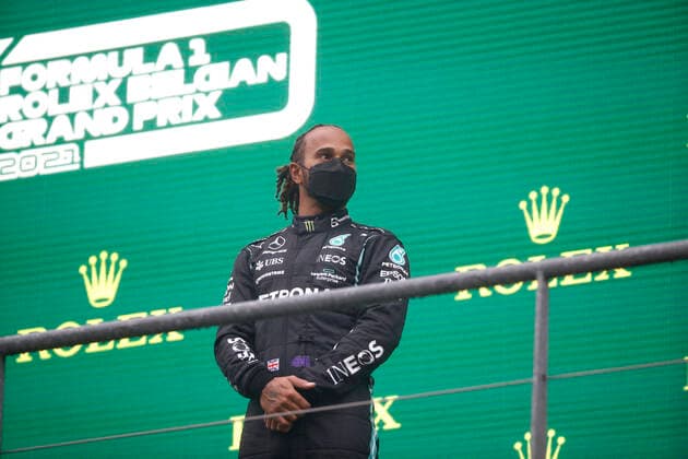 44 Lewis Hamilton GBR, Mercedes AMG Petronas F1 Team , F1 Grand Prix of Belgium at Circuit de Spa Francorchamps on August 29, 2021 in Spa Francorchamps, Belgium Photo by HOCH ZWEI Spa Francorchamps Belgium