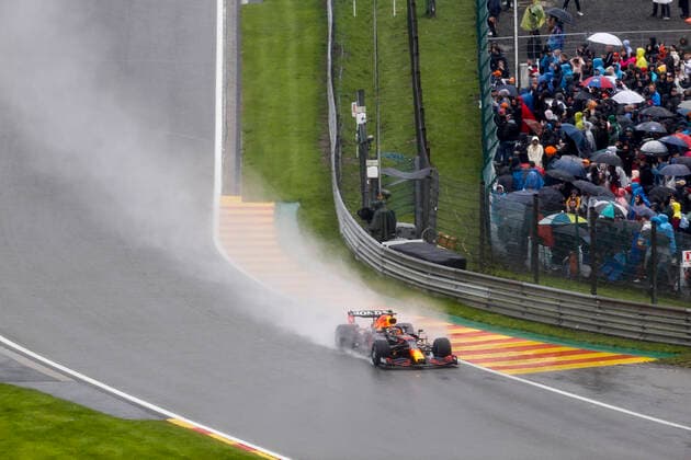33 Max Verstappen NED, Red Bull Racing , F1 Grand Prix of Belgium at Circuit de Spa Francorchamps on August 29, 2021 in Spa Francorchamps, Belgium Photo by HOCH ZWEI Spa Francorchamps Belgium