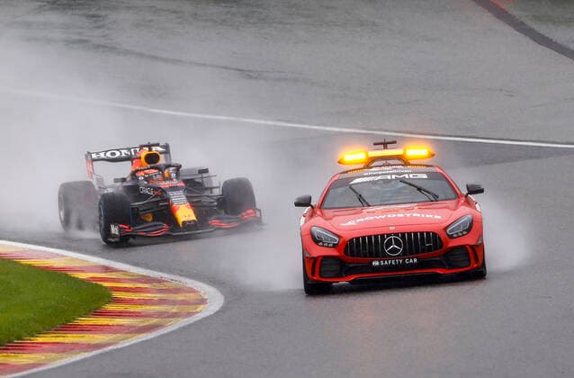 F1 Safety Car, Mercedes AMG GT R, 33 Max Verstappen NED, Red Bull Racing , F1 Grand Prix of Belgium at Circuit de Spa Francorchamps on August 29, 2021 in Spa Francorchamps, Belgium Photo by HOCH ZWEI Spa Francorchamps Belgium