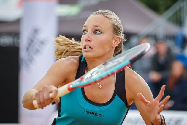 VALENTINI, Ninny ITA , ITF Beach Tennis World Tour Sand Series Saarlouis 2021, Saarlouis, Kleiner Markt, 29 08 2021,