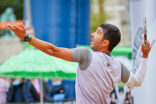 GARAVINI, Marco ITA , ITF Beach Tennis World Tour Sand Series Saarlouis 2021, Saarlouis, Kleiner Markt, 29 08 2021,