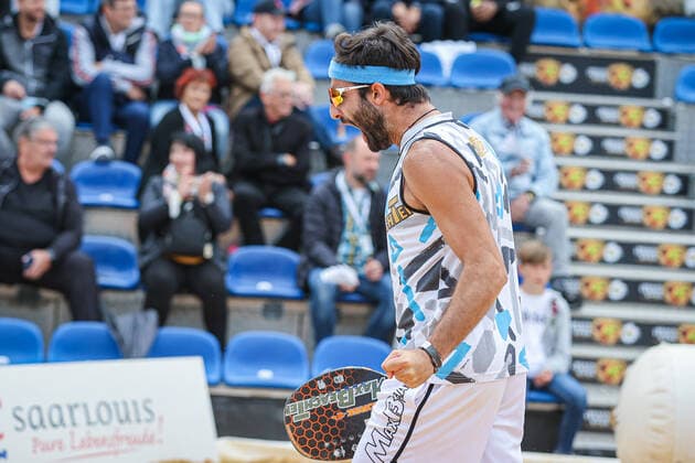 GIOVANNINI, Tommaso ITA , ITF Beach Tennis World Tour Sand Series Saarlouis 2021, Saarlouis, Kleiner Markt, 29 08 2021,