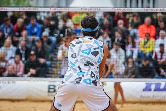 GIOVANNINI, Tommaso ITA , ITF Beach Tennis World Tour Sand Series Saarlouis 2021, Saarlouis, Kleiner Markt, 29 08 2021,