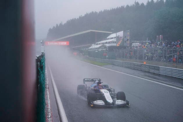 August 29, 2021, Francorchamps, Belgium: GEORGE RUSSEL of Great Britain and Williams Racing during the 2021 FIA Formula 1 Belgian Grand Prix at Circuit de Spa-Francorchamps in Francorchamps, Belgium. Francorchamps Belgium - ZUMAg147 20210829_zap_g147_057 Copyright: xJamesxGasperottix