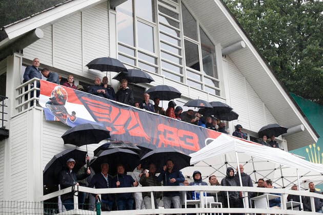 Fans in the rains, F1 Grand Prix of Belgium at Circuit de Spa Francorchamps on August 29, 2021 in Spa Francorchamps, Belgium Photo by HOCH ZWEI Spa Francorchamps Belgium