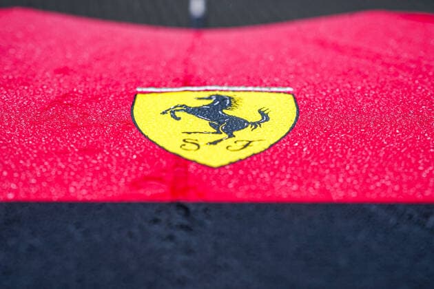 F1 Grand Prix of Belgium Scuderia Ferrari Logo, F1 Grand Prix of Belgium at Circuit de Spa-Francorchamps on August 29, 2021 in Spa-Francorchamps, Belgium. (Photo by COLOMBO IMAGES FIA Pool via HOCH ZWEI) Spa-Francorchamps Belgium Poolfoto HOCH ZWEI Pool COLOMBO IMAGES ,EDITORIAL USE ONLY