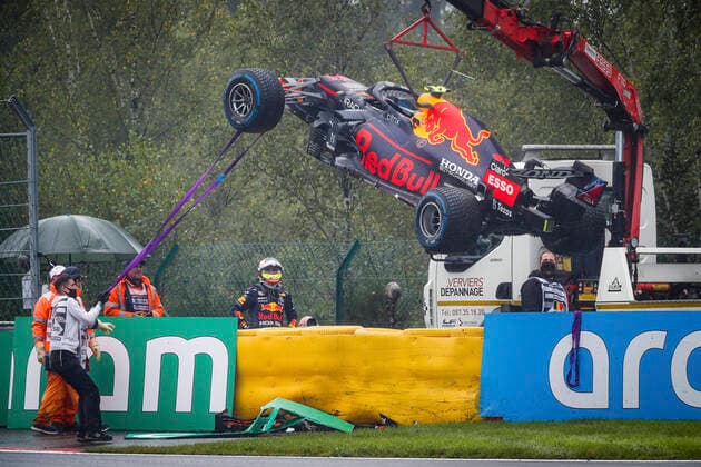 11 Sergio Perez MEX, Red Bull Racing , F1 Grand Prix of Belgium at Circuit de Spa Francorchamps on August 29, 2021 in Spa Francorchamps, Belgium Photo by HOCH ZWEI Spa Francorchamps Belgium