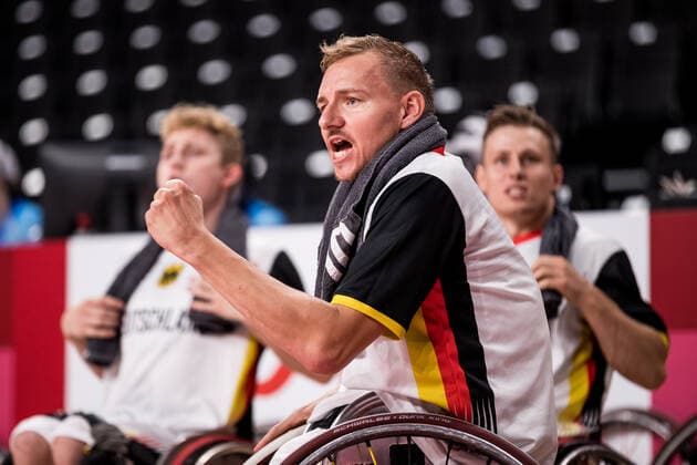 Tokyo 2020 Paralympic Games Wheelchair Basketball , 30 08 2021 TOKYO, JAPAN 30 August Wheelchair Basketball, Germany Iran Men, on Day 6 of the Tokyo 2020 Paralympic Games at Ariake Arena on 30 08 2021 in Tokyo Japan Jan Haller 10, Germany Copyright: xBEAUTIFULxSPORTS Wunderlx