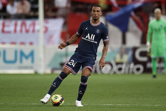 Stade de Reims v Paris Saint Germain - Ligue 1 Uber Eats Thilo Kehrer of PSG controls the ball during the Ligue 1 Uber Eats match between Reims and Paris Saint Germain at Stade Auguste Delaune on August 29, 2021 in Reims, France. Reims France breton-stadeder210829_np4Uu  Copyright: xJosexBretonx