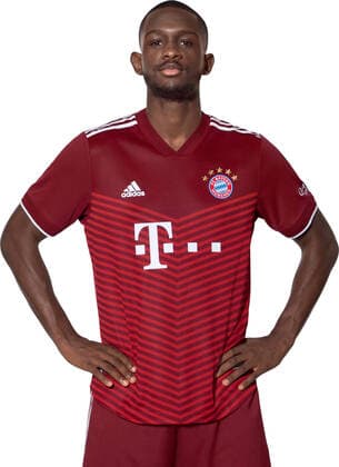 Football 1 Bundesliga Season 2021 2022 29 08 2021 Photo session FC Bayern Muenchen Tanguy Nianzou Kouassi FC Bayern Muenchen