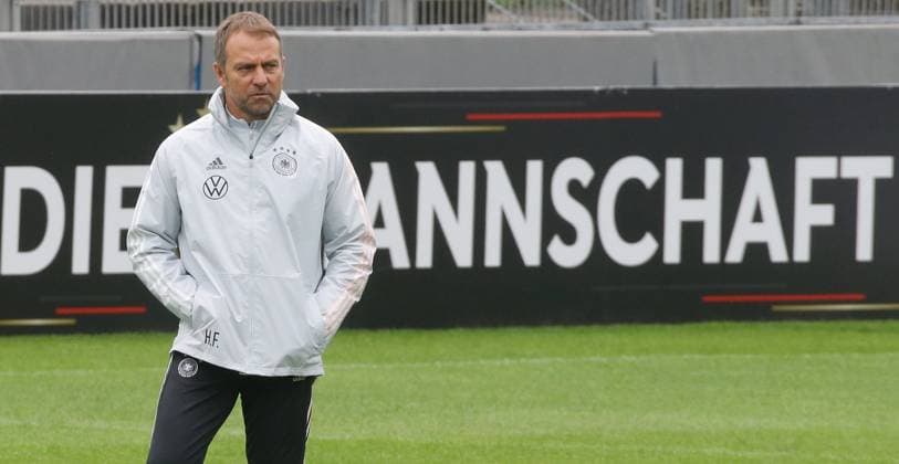 Stuttgart , Football Training National Team , Hansi Flick