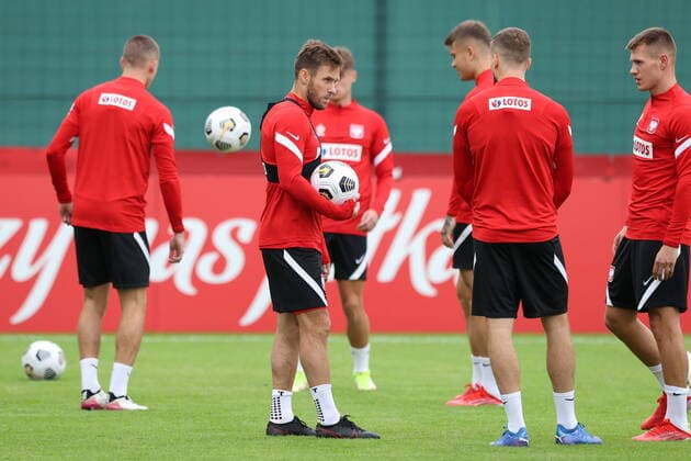 WARSZAWA 31.08.2021 TRENING REZPREZENTACJI POLSKI --- POLISH FOOTBALL national team, Nationalteam TRAINING SESSION IN WARSAW MACIEJ RYBUS FOT. PIOTR KUCZA FOTOPYK NEWSPIX.PL --- Newspix.pl  210831PYK016
