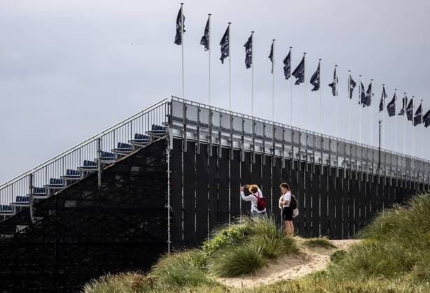 ZANDVOORT Interested parties can watch Circuit Zandvoort from the dunes At the beginning of September, the Formula 1 race Dutch Grand Prix Zandvoort will be held on this circuit REMKO DE WAAL xVIxANPxSportx xxANPxIVx 436579554