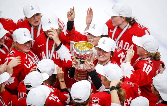 Ice hockey, women, Canada is world champion