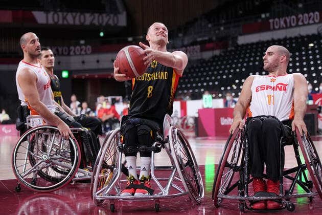 Andre Bienek (GER), SEPTEMBER 1, 2021 - Wheelchair Basketball : Men s Quarter-final match between Spain 71-68 Germany during the Tokyo 2020 Paralympic Games at Ariake Arena in Tokyo, Japan. Noxthirdxpartyxsales  (168303917)